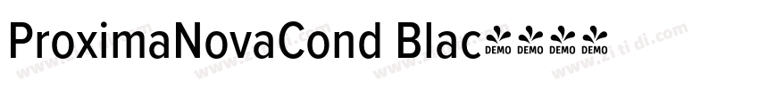 ProximaNovaCond Blac字体转换